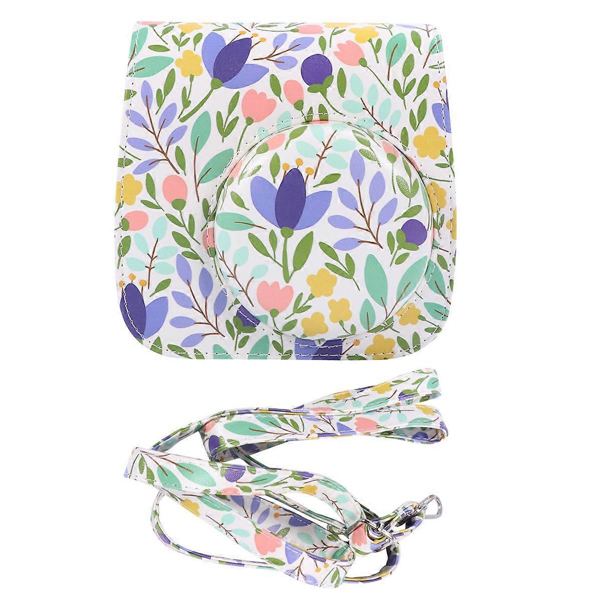 Compact Camera Cases Compatible with Fujifilm Mini 9 8+ 8 Instant Camera Protective Rectangular Microfiber 13.00X12.00X5.00cm 1Pack