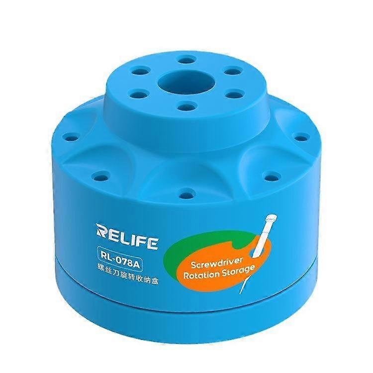 Screwdriver Rotating Storage Box Mobile Phone Repair Screwdriver Bit Storage Box RL-078A