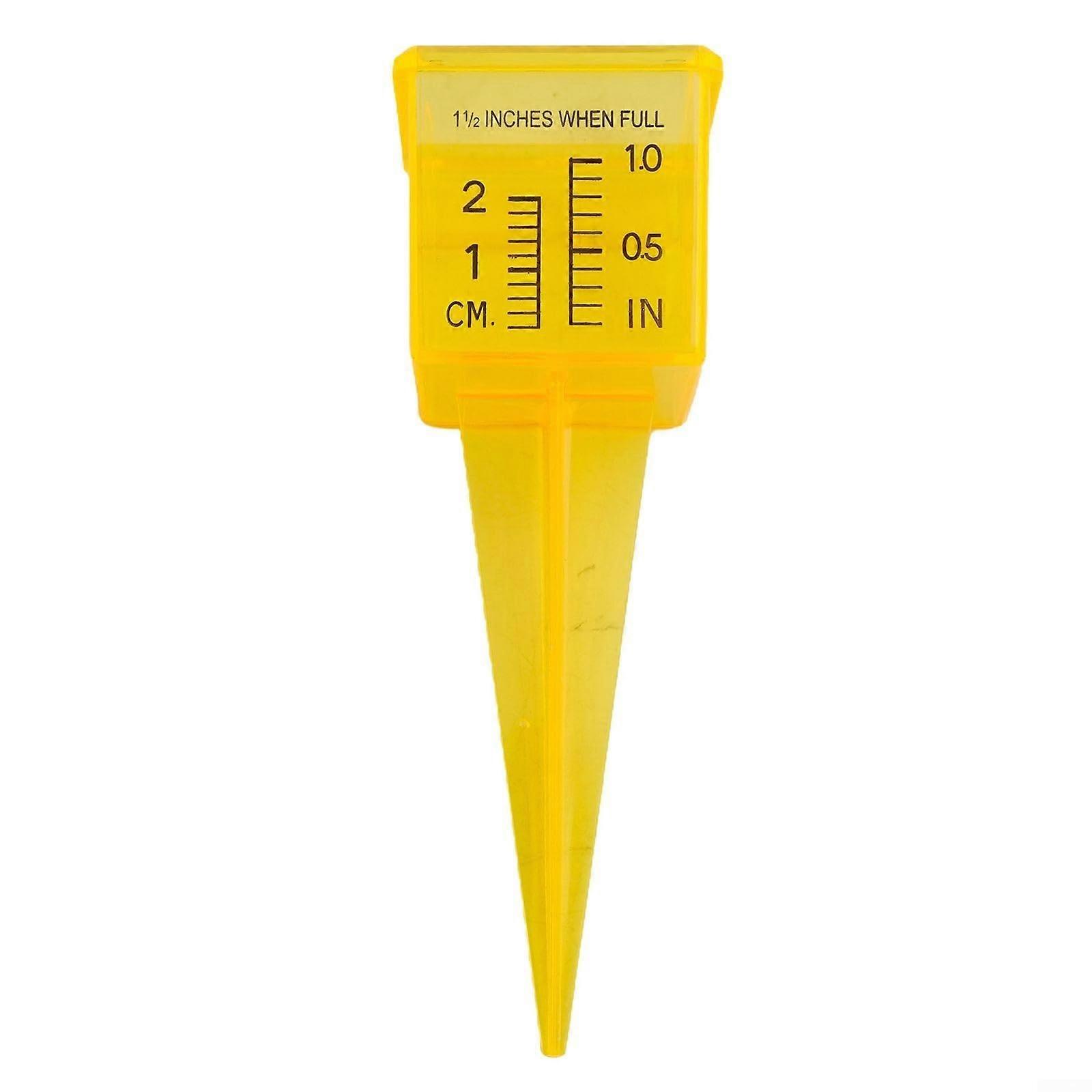 Outdoor Rain Gauge 3.8 cm Accurate Measurement Tool for Garden Use, Easy-to-Read, Weather-Resistant, 1 Piece