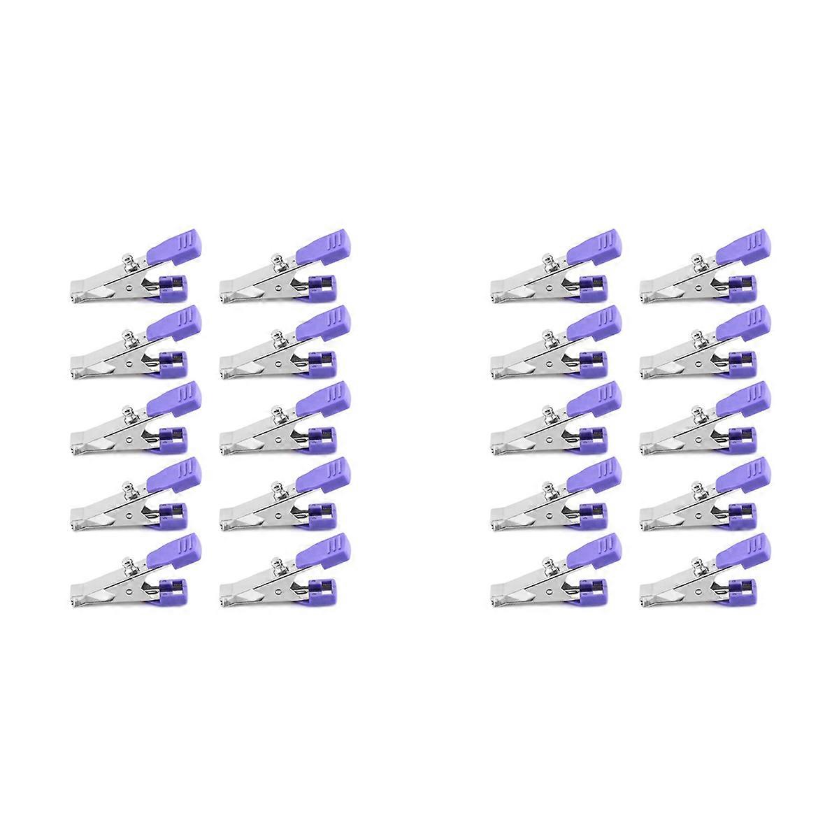 Veterinary Electrode Clip, 20 Pack Universal Accurate EKG/ECG Limb Clip Multi-Function Clamp Adapter