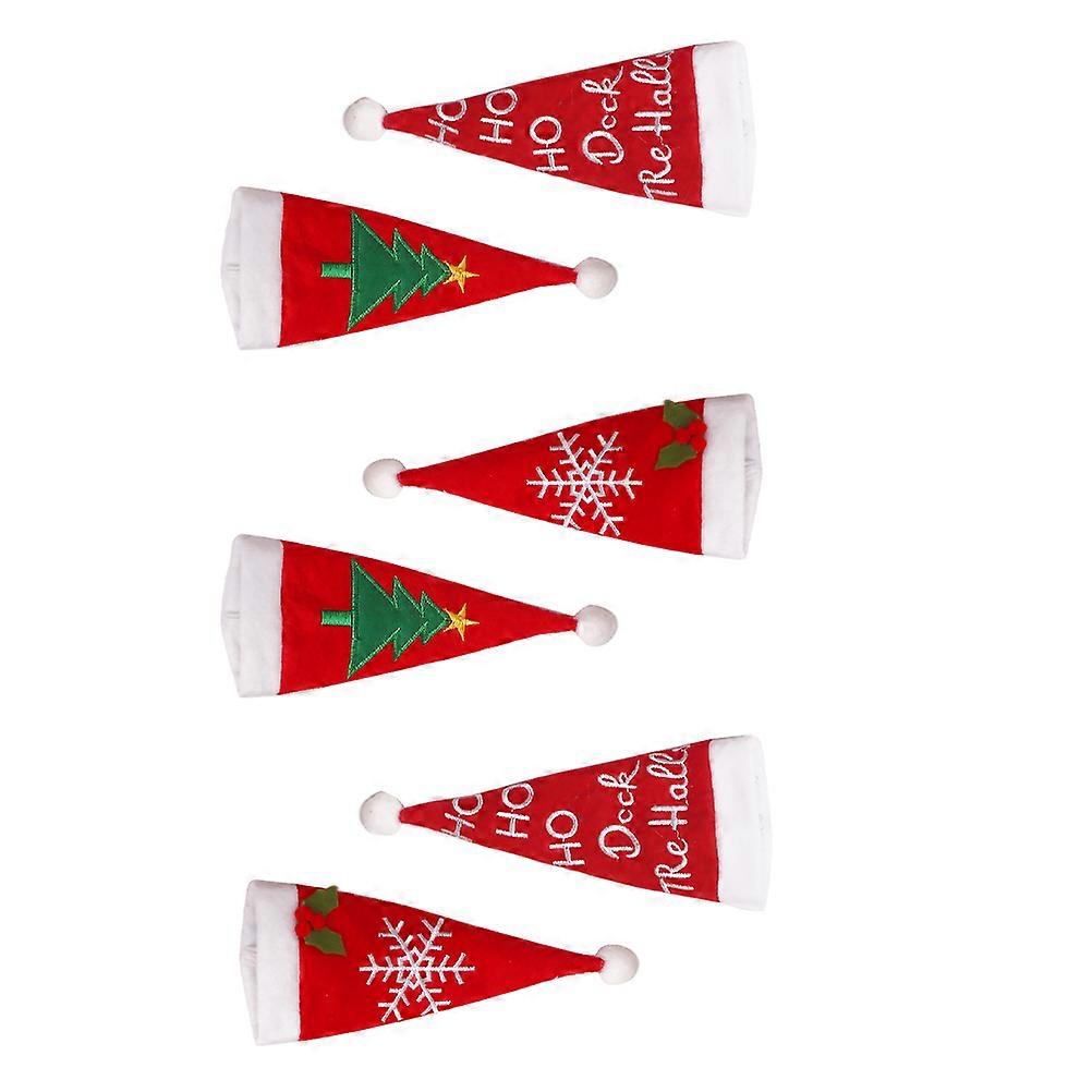 Organizer Countertop for Silverware Fork Spoon Christmas Theme 6Pcs 18x7cm