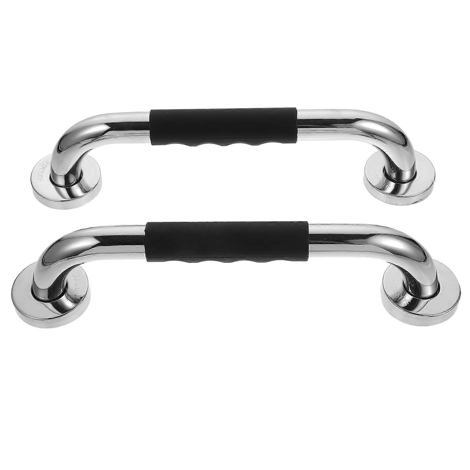 Safety Handrail Non Slip Shower Handgrip Practical Bathroom Safety Handrails for Elders 2Set
