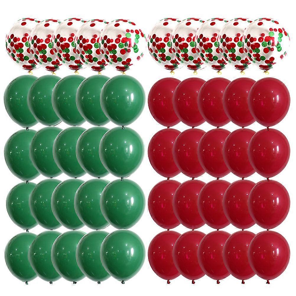 Inflatable Balloon Latex Balloon Chain Party Organizers For Home Party Green Color 50Pcs