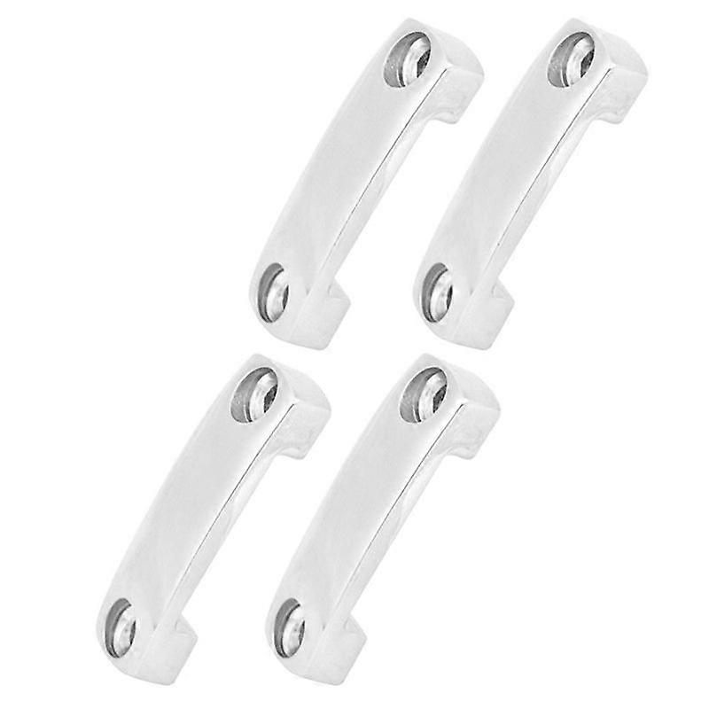 4Pcs Boat Lock Eye Strap Loop Tie Down Anchor Rope Yacht Deck Fitting 316 Stainless Steel Boat Accessories Marine