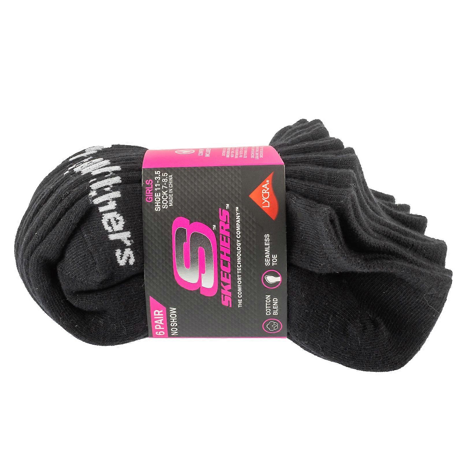 Calcetines Skechers 6pk Calcetines Niñas Algodón Ns