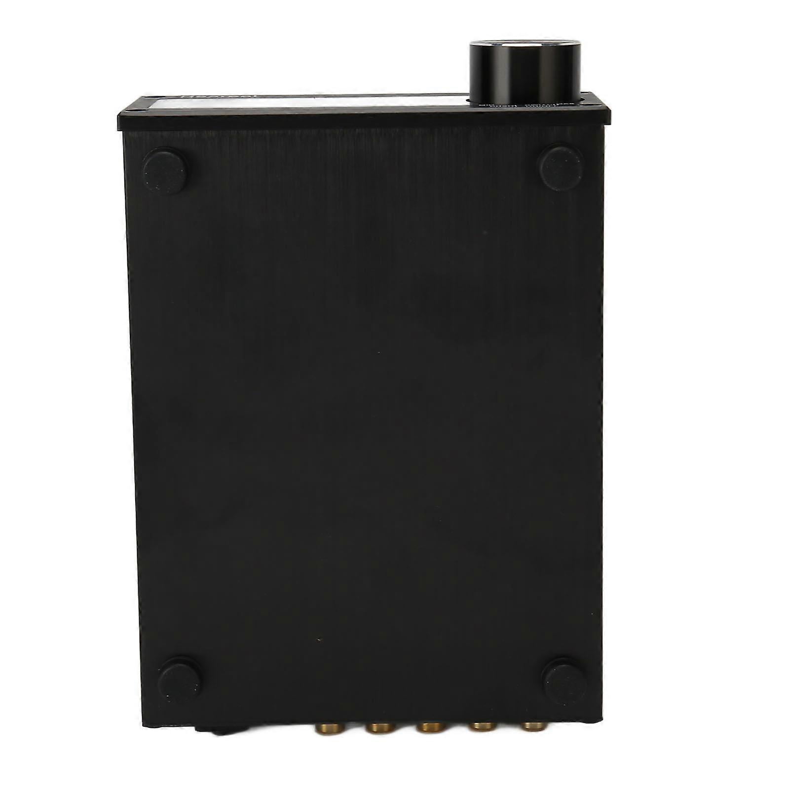 4 in 1 Out Switch Amplifier Digital Display Screen HiFi Stereo Multi Channel Input Lossless Amplifier 100‑240V US Plug 