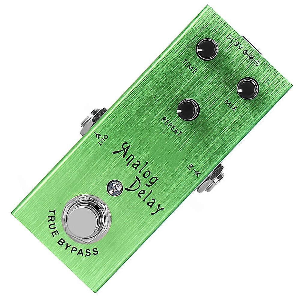 Guitar Delay Pedal Professional Guitar Accessory Analog Delay Phase Position Effects Pedal for Electric Guitar 9.20X4.60X4.30cm 1Set