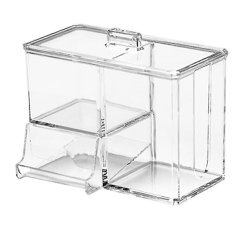 Classic Apothecary Jars for Cotton Balls & Swabs - Stylish Bathroom Organiser