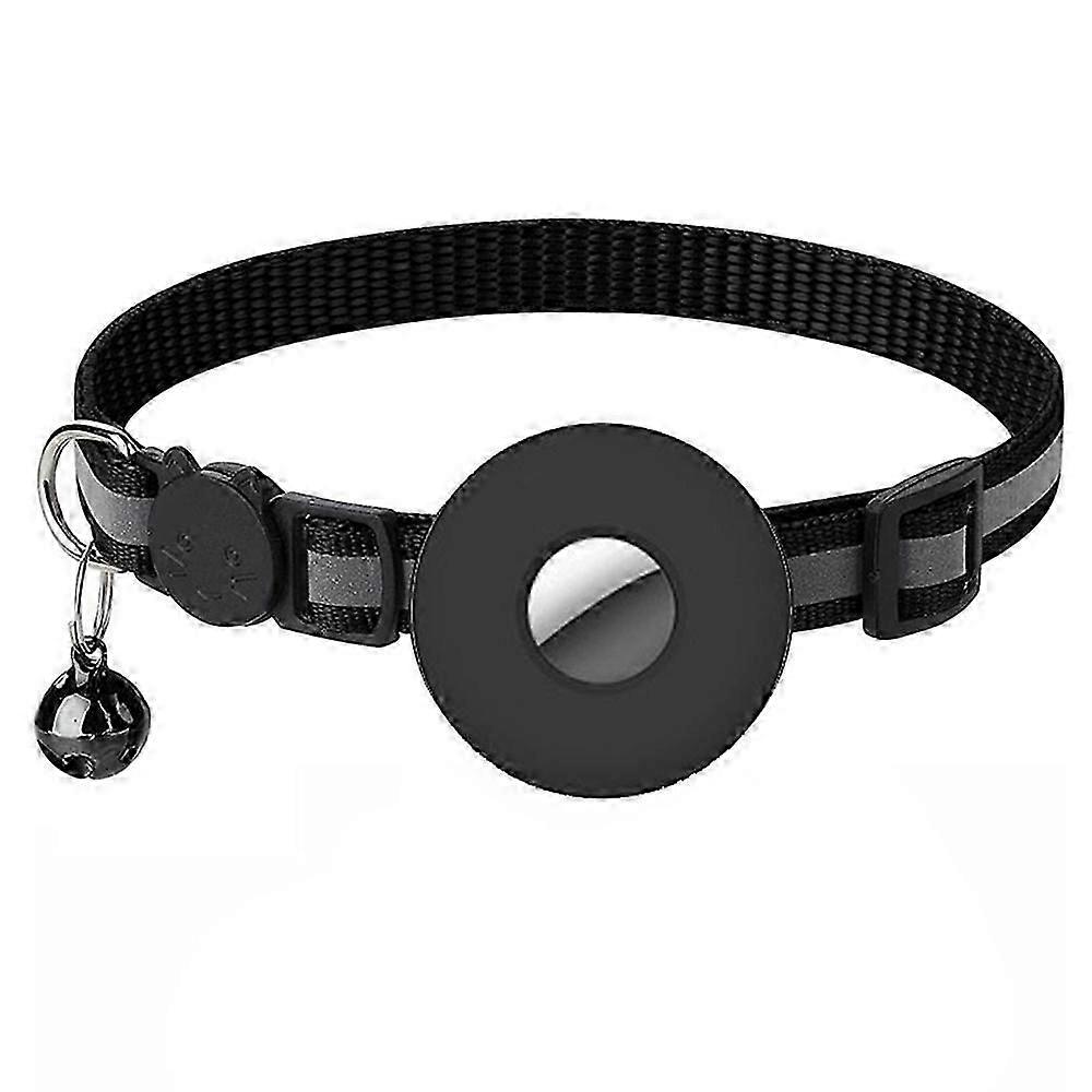 Airtag Cat Collar Reflective Kitten Collar with Air Tag Holder for Cats