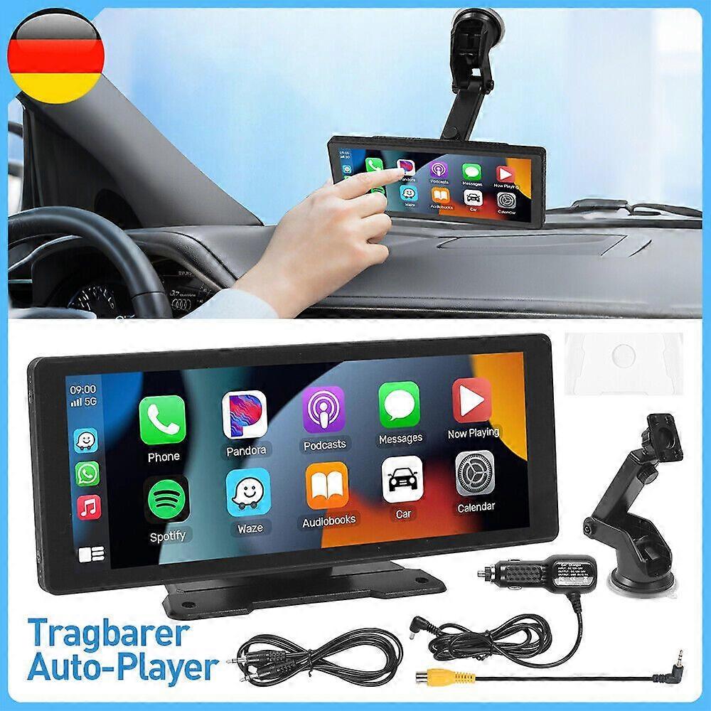 4K 10.26 Inch Wireless Apple Carplay Android Auto Display Front Rear View Camera~ MK09897