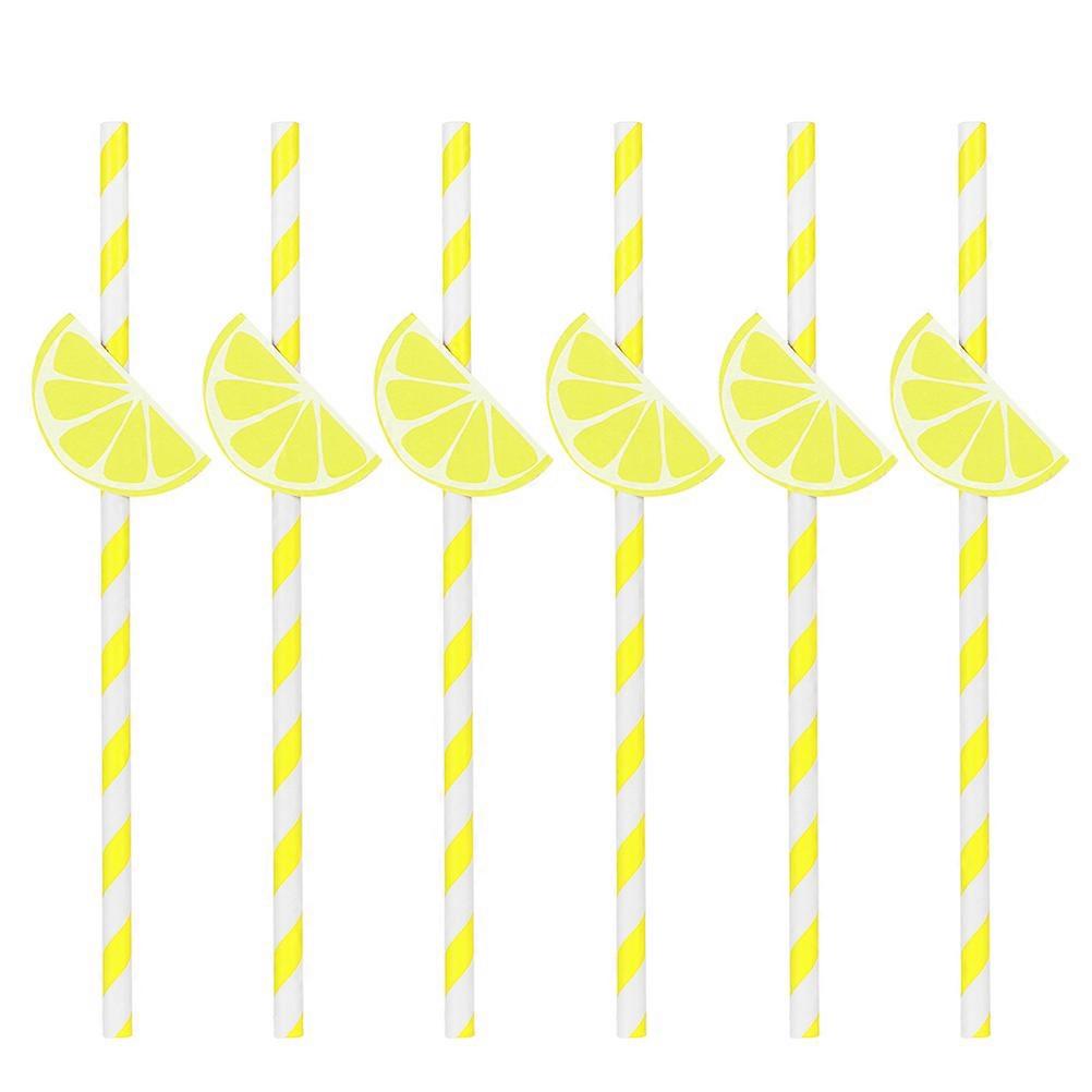 Colored Paper Straws Ounona Safe To Use Practical Hawaiian Decorations 0.6cm Diameter 20Pack For Drinking Straws