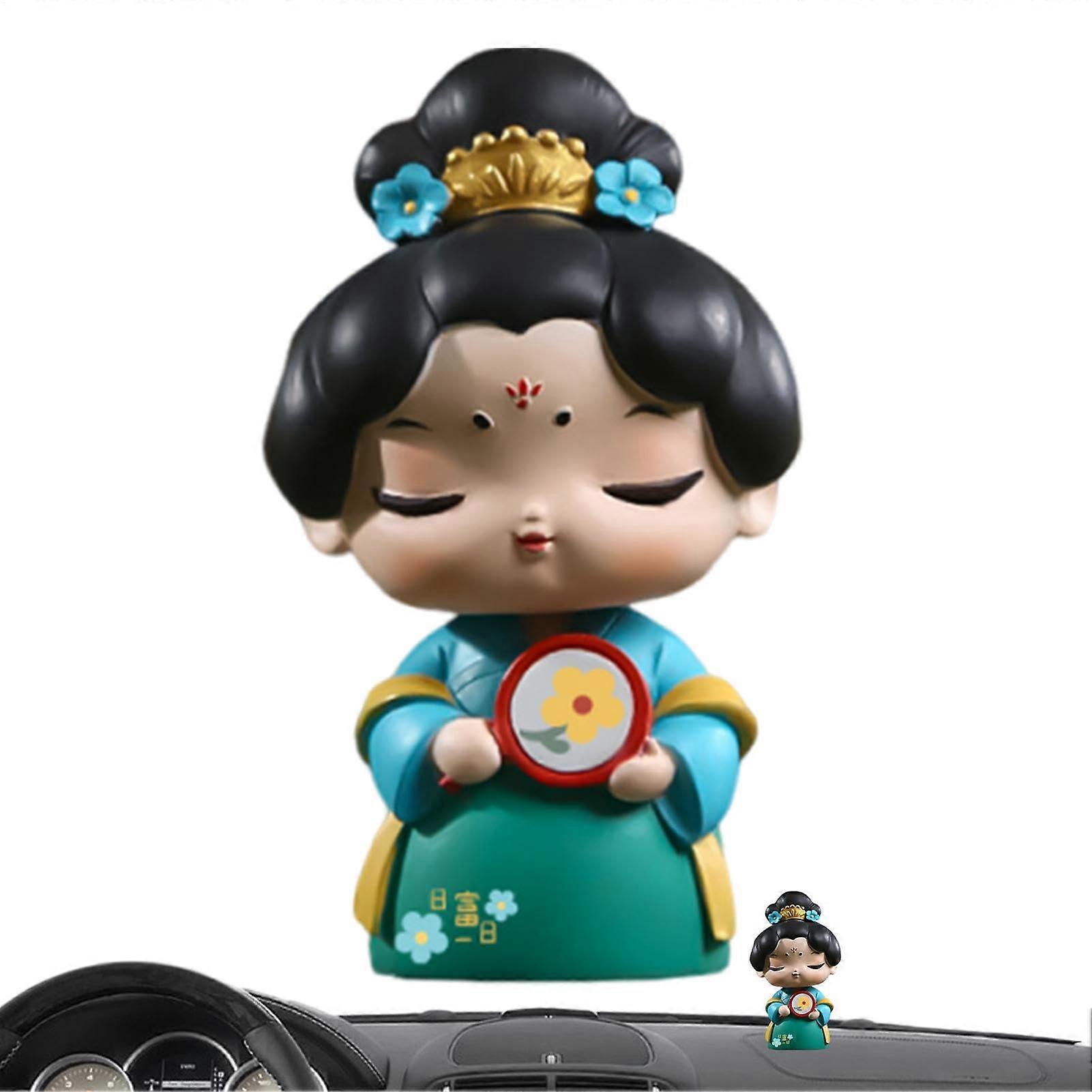 Resin Desk Ornaments, Doll Collectibles for Fireplace, Display Cabinet