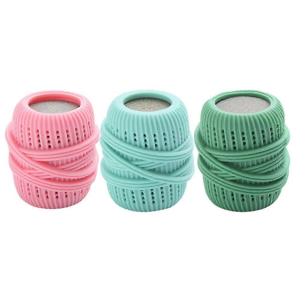 Pack of 3 Dryer Balls, Reusable for Dryers and Tumble Dryers 7x4.5cm