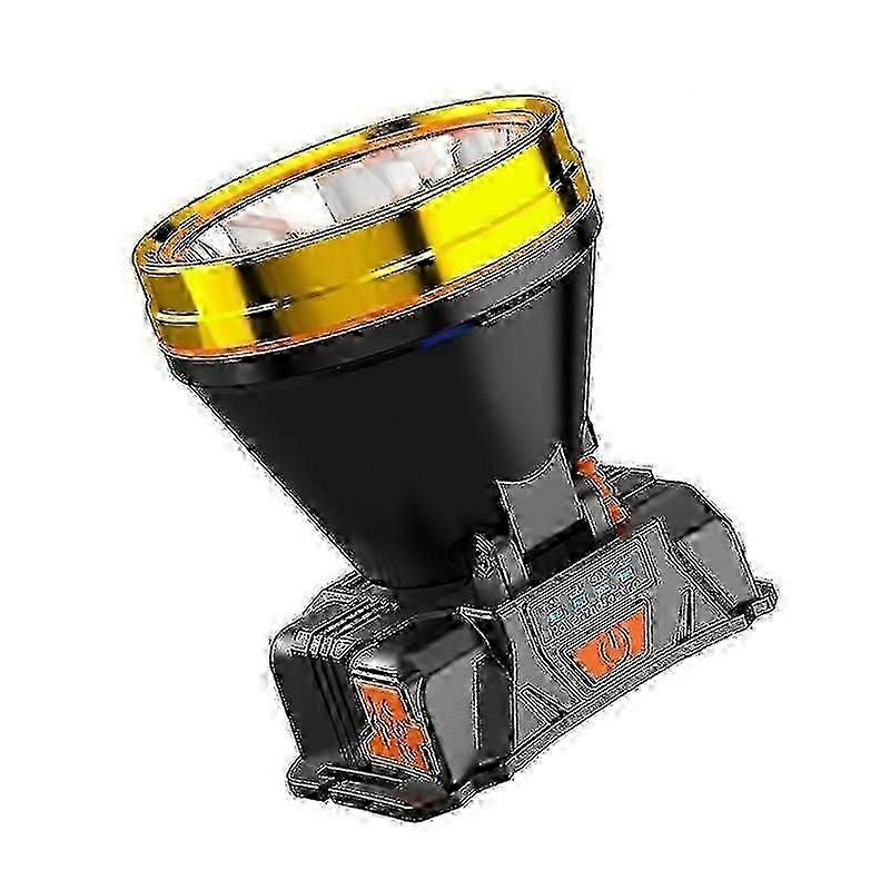 LED Charge Head Light, Colour: 32 Lamp Beads Yellow Light 32 Lamp Beads Yellow Light