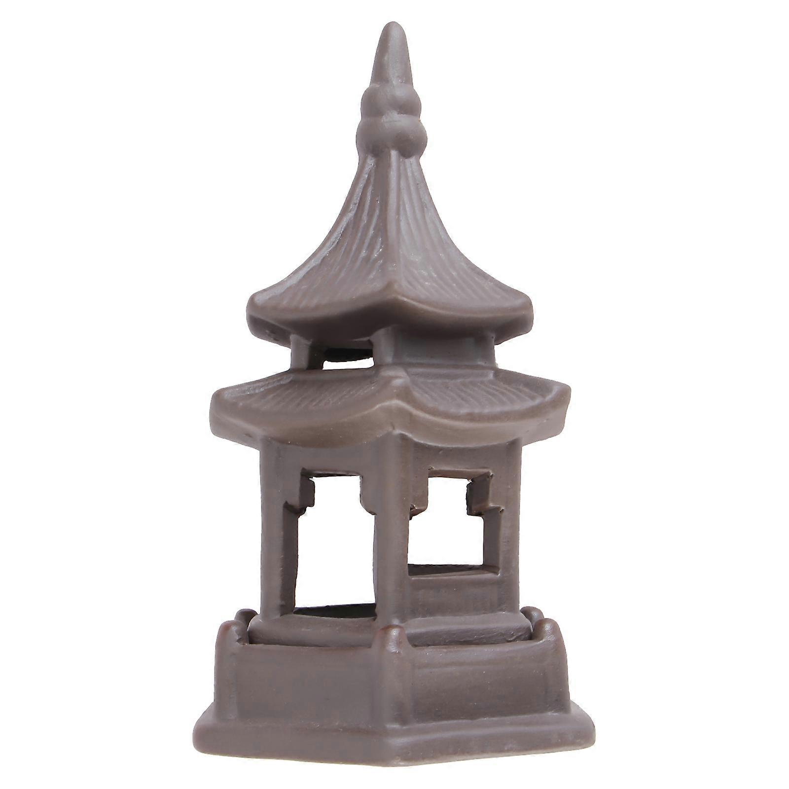 Realistic Pavilion Micro Landscape DIY Art Craft Rockery Decoration for Scenery – Compact Lightweight Home Ornament