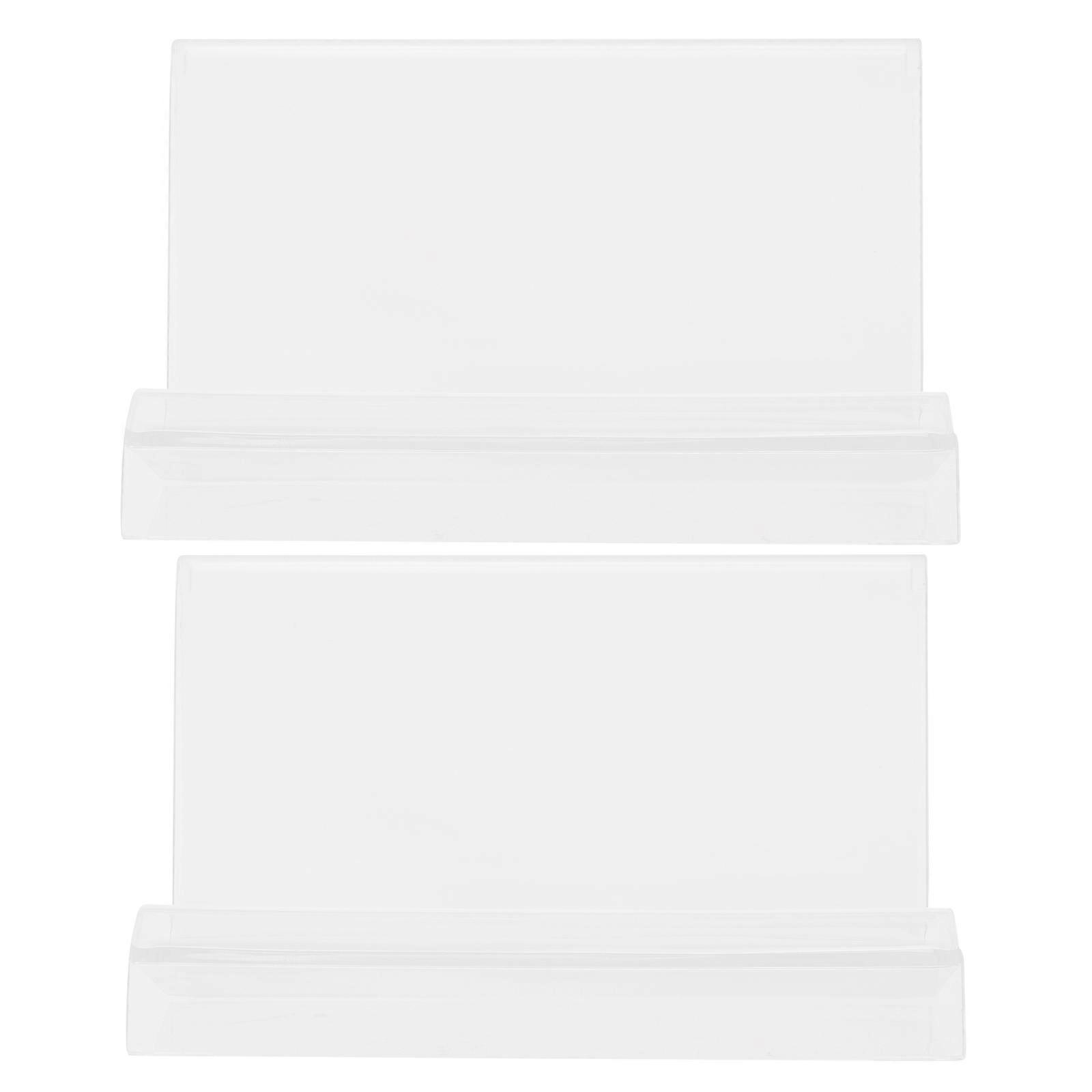 Wallet Display Organizer Round Edges Wallet Display Stand Store Display 14X8X8CM Organization 2Pcs