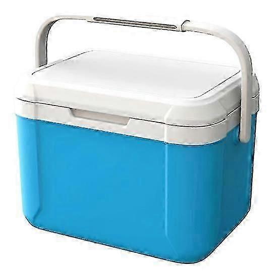 5L Camping Cooler Box with Handle Hard Ice Retention Cooler Insulated Lunch Box Multifunctional Portable Insulated Cooler for