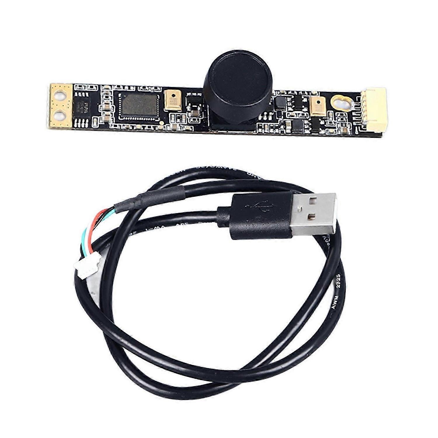 USB Camera Module 2MP 1080P 160 Degree Distortion Free Auto Focus Laptop Webcam Board with Dual Microphone