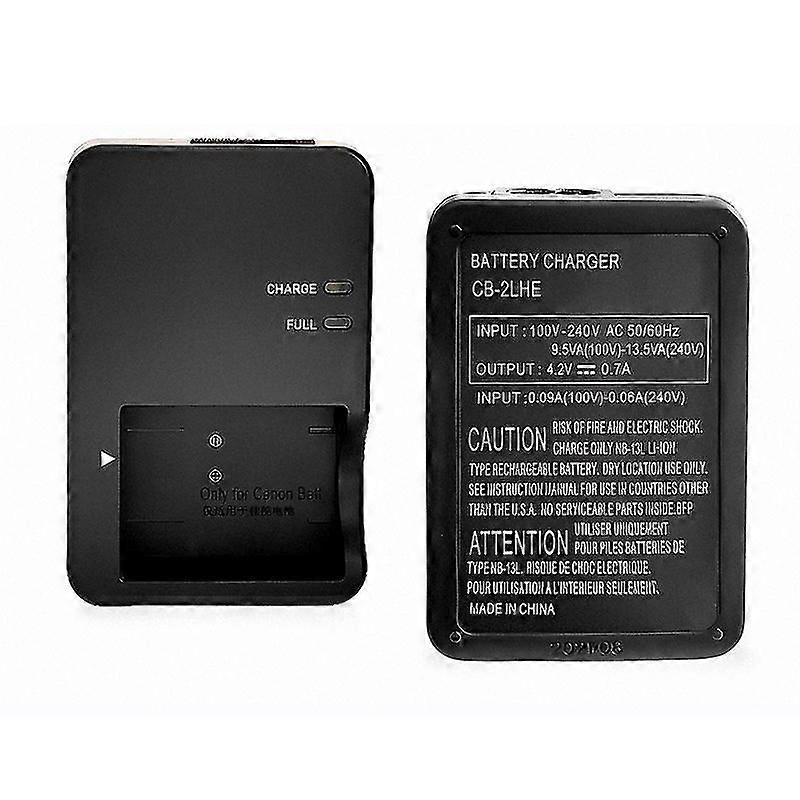 适用于佳能 CB-2LHE 充电器,适用于 NB-13L G7X G5X G9X SX720 SX620 带电源线-良好