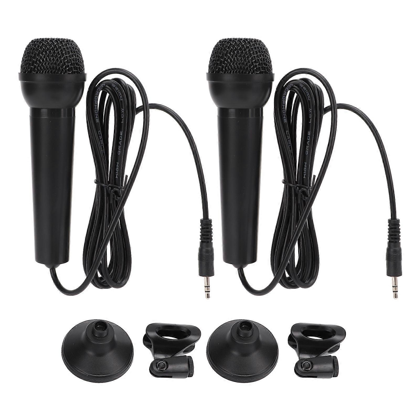 Computer Microphone 3.5mm Wired Plug and Play Anti Interference Wide Compatibility PC Microphone