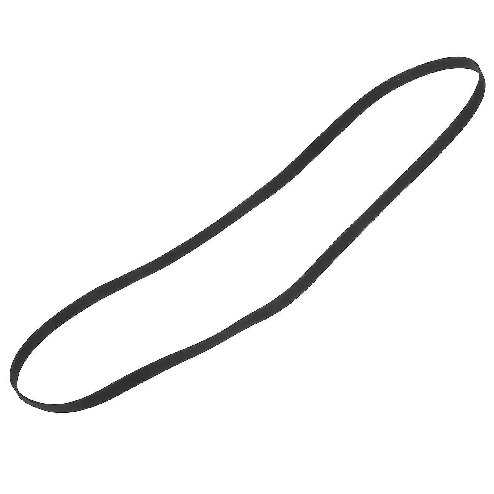 Schwarz Ersatz Belt For Record Player Replacement Sound Quality Enhancement 23.5x0.5cm 1Set