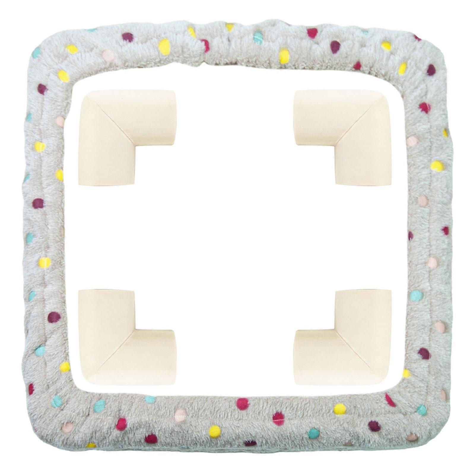 Tufting Frame  Flannel for Tufting Frames, Embroidery Hoops, Embroidery Strip Frame with 4 Foam AntiCollision Corners 40 x 40 cm, light khaki