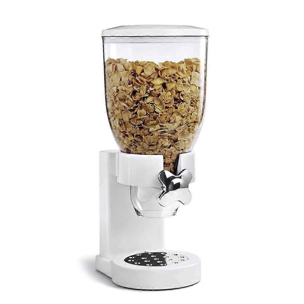 Cereal Dispenser Plastic Single Head Upright Corn Flakes Dispenser Cereal Dispenser Suitable for Cereals, Oatmeal
