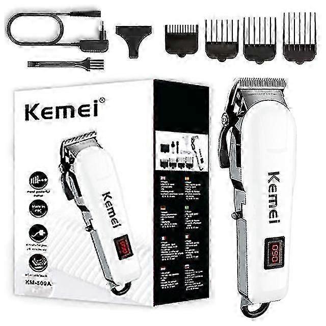 Professional Hair Trimmer Adjustable Electric Cord/cordless For Men Haircut Machine Led Display