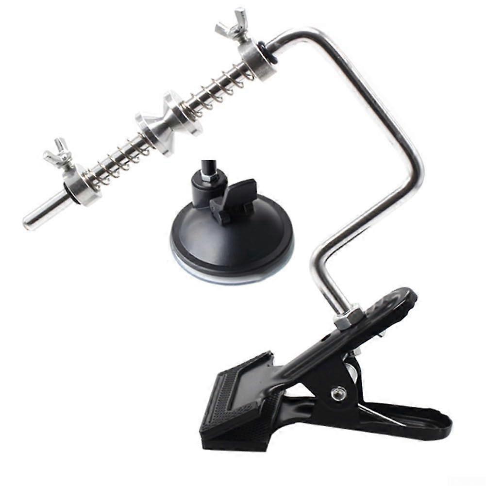 Angular grinding wheel and clamping set with vacuum base, ideal for smooth surfaces