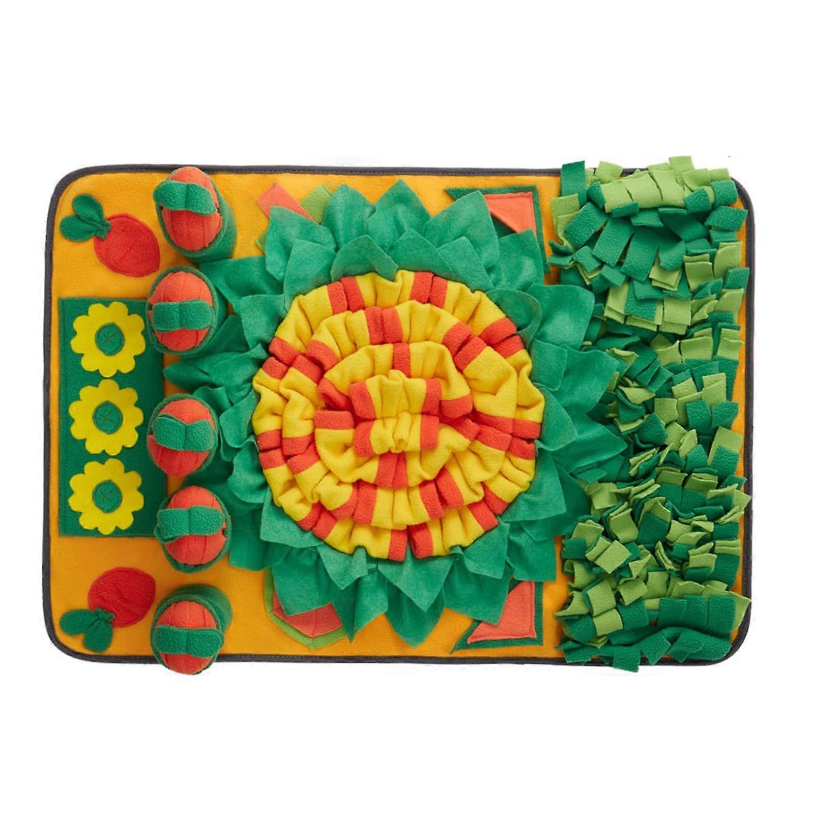 Scent training puzzle mat, sniffing pad, slow feeding, sniffing mat for dogs, cognitive development and stress relief, interaction, pet foraging toy