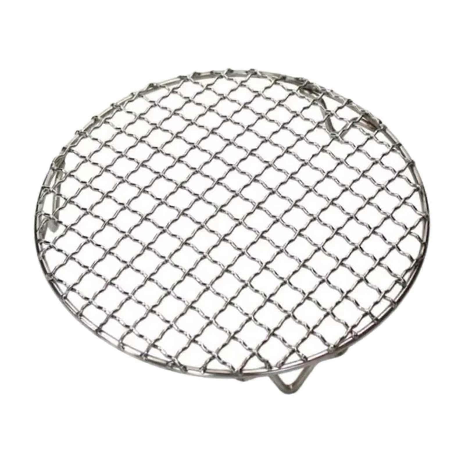 Stainless Steel Wire Roaster Cooking Rack Steaming Stand for Teapots NonStick Baking Rack Grill Topper for Picnic, 24.5 cm