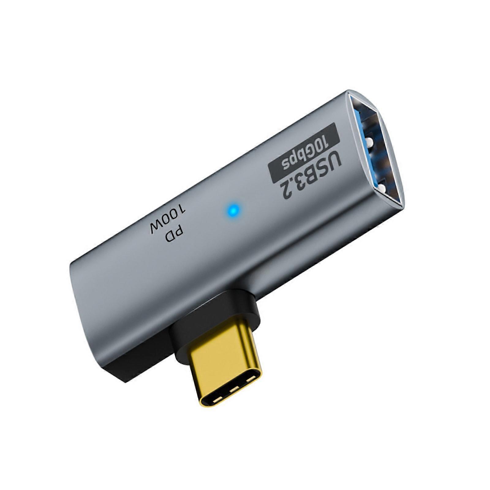 USB Hub TypeC to USB3.0 Adapter with 100W PD Charging Support OTG Function High Speed Aluminum Alloy Material Multicolor