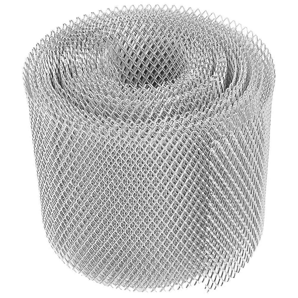 1 Roll of Stainless Steel Gutter Guard Mesh Gutter Guard Cover to Prevent Drain Blockages