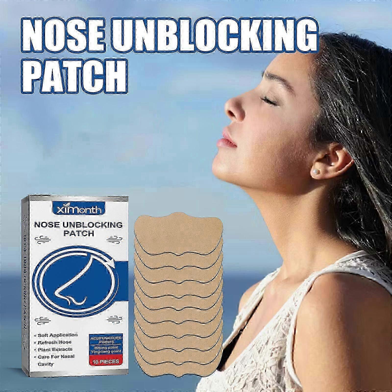 Nose Unblocking Patch, Breathing Nose Patch, Improve Sleep, Reduce Snoring, Relieve Nasal Congestion