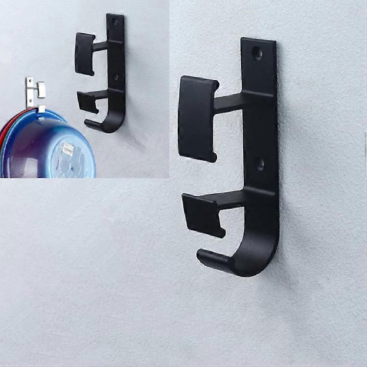 Creative Hook for Bathroom Wall-mounted Washbasin Black Sand (Double-sided Tape)