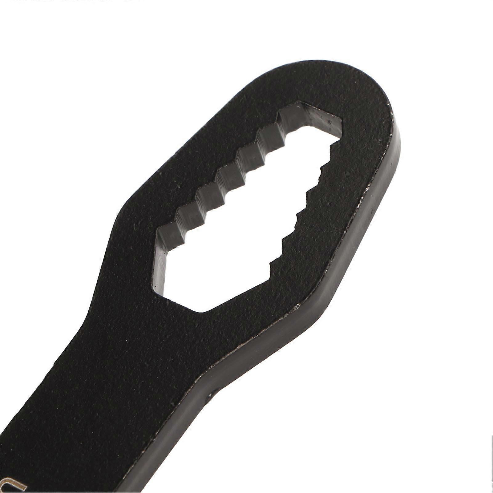4pcs Double Ended Self Tightening Wrench Multifunctional 60HRC High Hardness 8 To 22mm Adjustable Universal Spanner Black