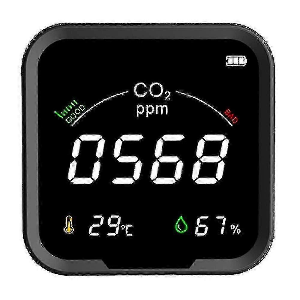 Multifunctional 3 In 1 Co2 Meter Digital Temperature Humidity Tester