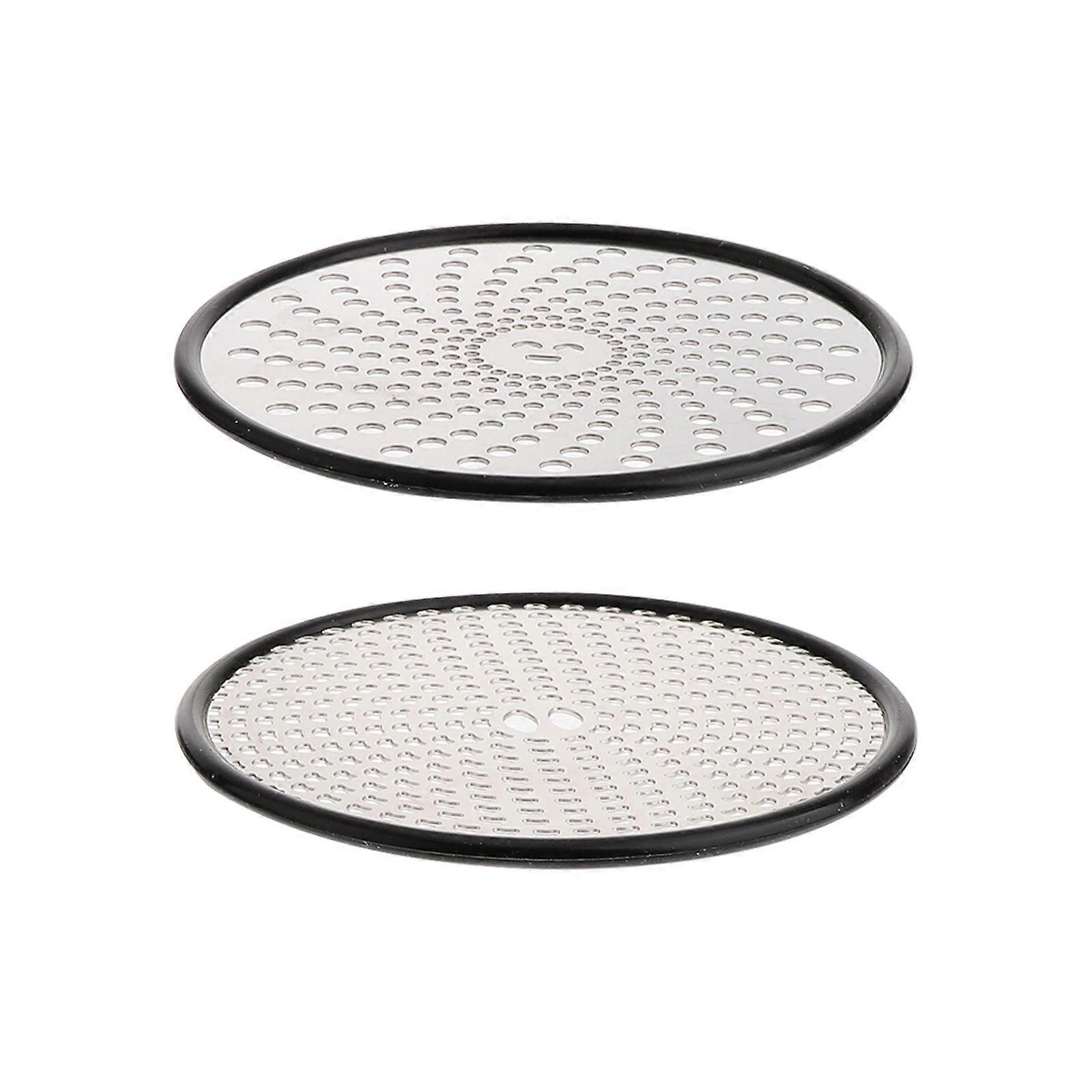 Steel Floor Drain Filter Bathroom Drain Cover Deodorant Home Use 11x11cm 2Set