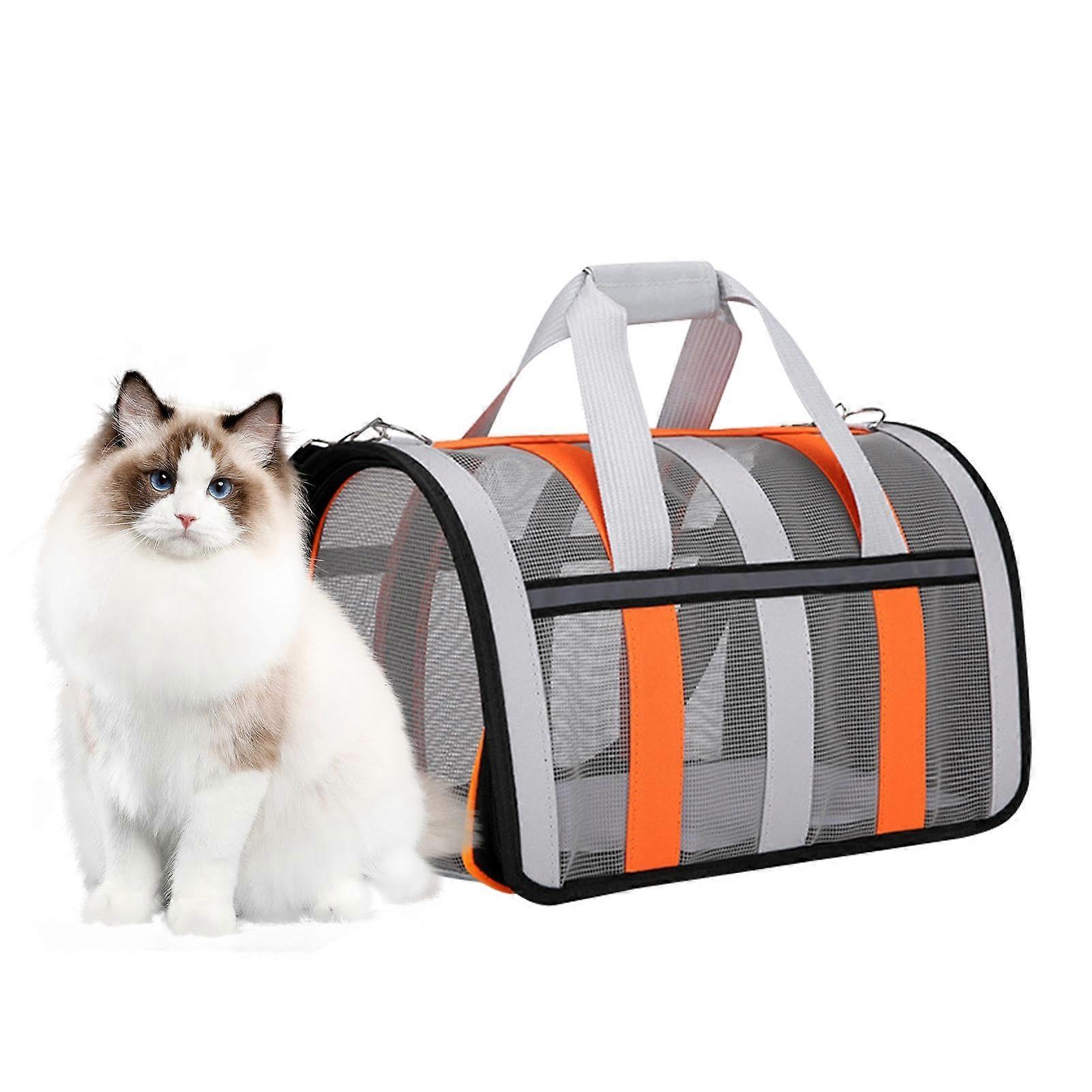 Cat carrier – mesh travel bag, lightweight and durable, practical for mediumsized pets