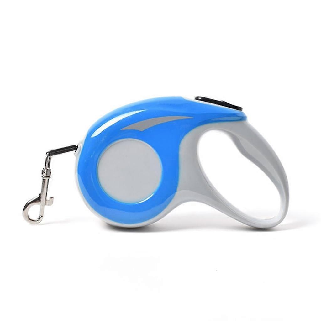 Automatic Retractable Dog Leash for Outdoors, 3 Meters, Blue, Suitable for Small and Large Dogs and Cats