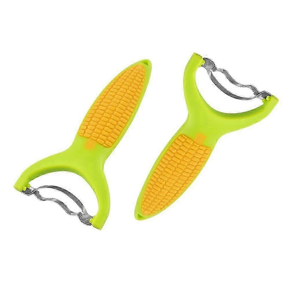 2PCS Corn Peeler Stainless Steel Cob Corn Stripper Corn Remover for Home Kitchen Tools