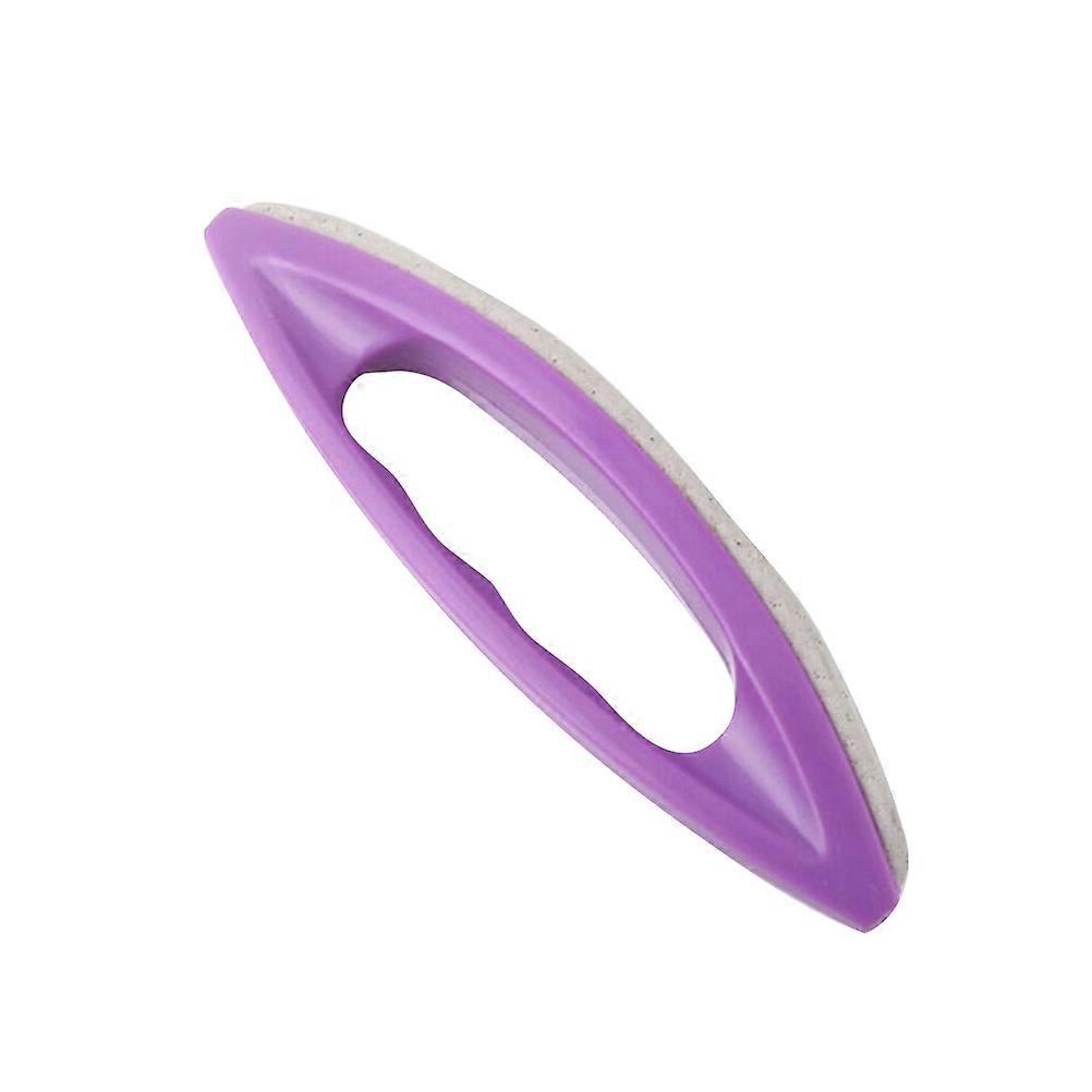 Nail Buffer Block Nail Art Tool Manicure Tools Violet Sheep Leather Nail Trim 6Pcs