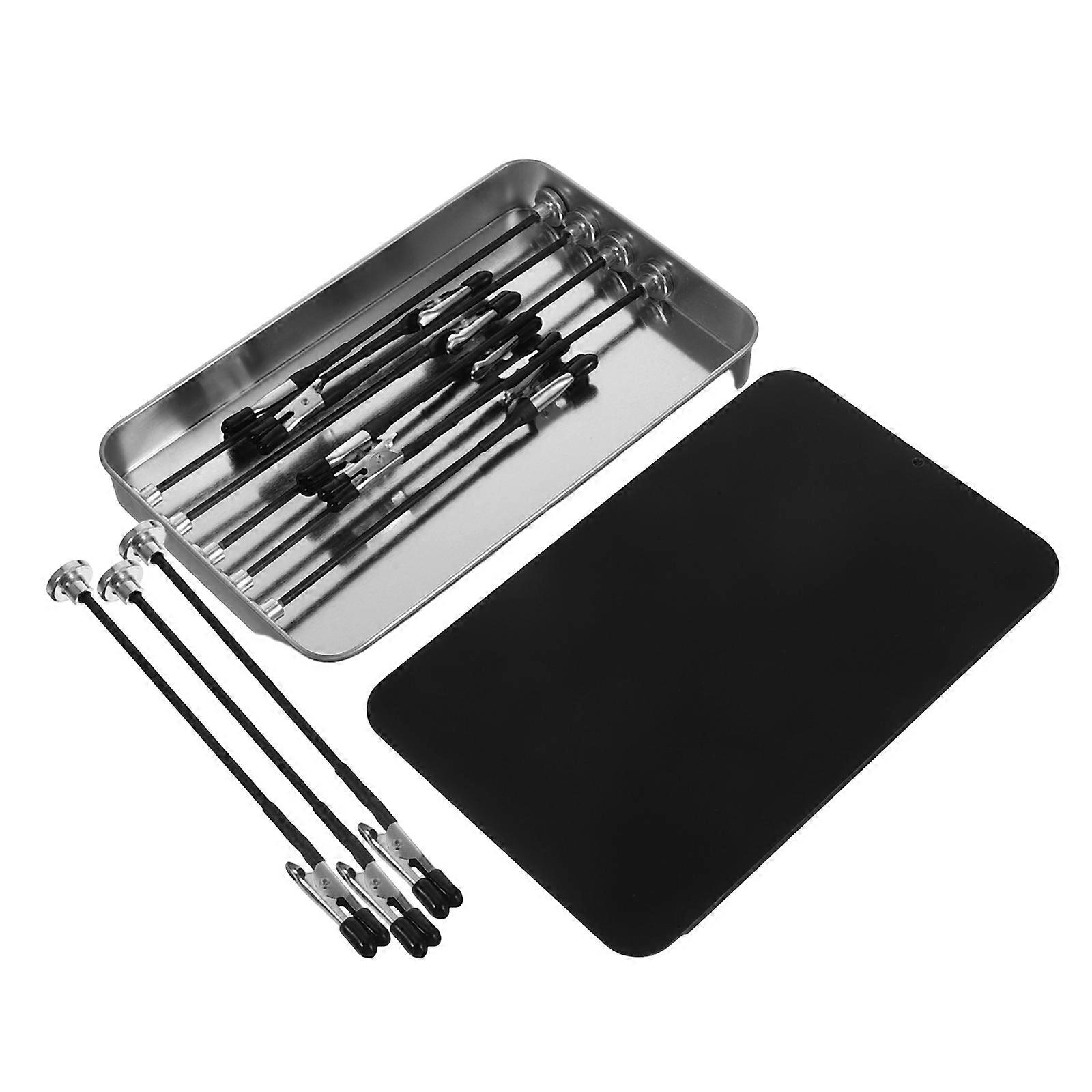 Metal Mini Clamps With Magnetic Base For Model Building And Soldering Ideal For Professionals 6.6×4.1×0.8in 1Set