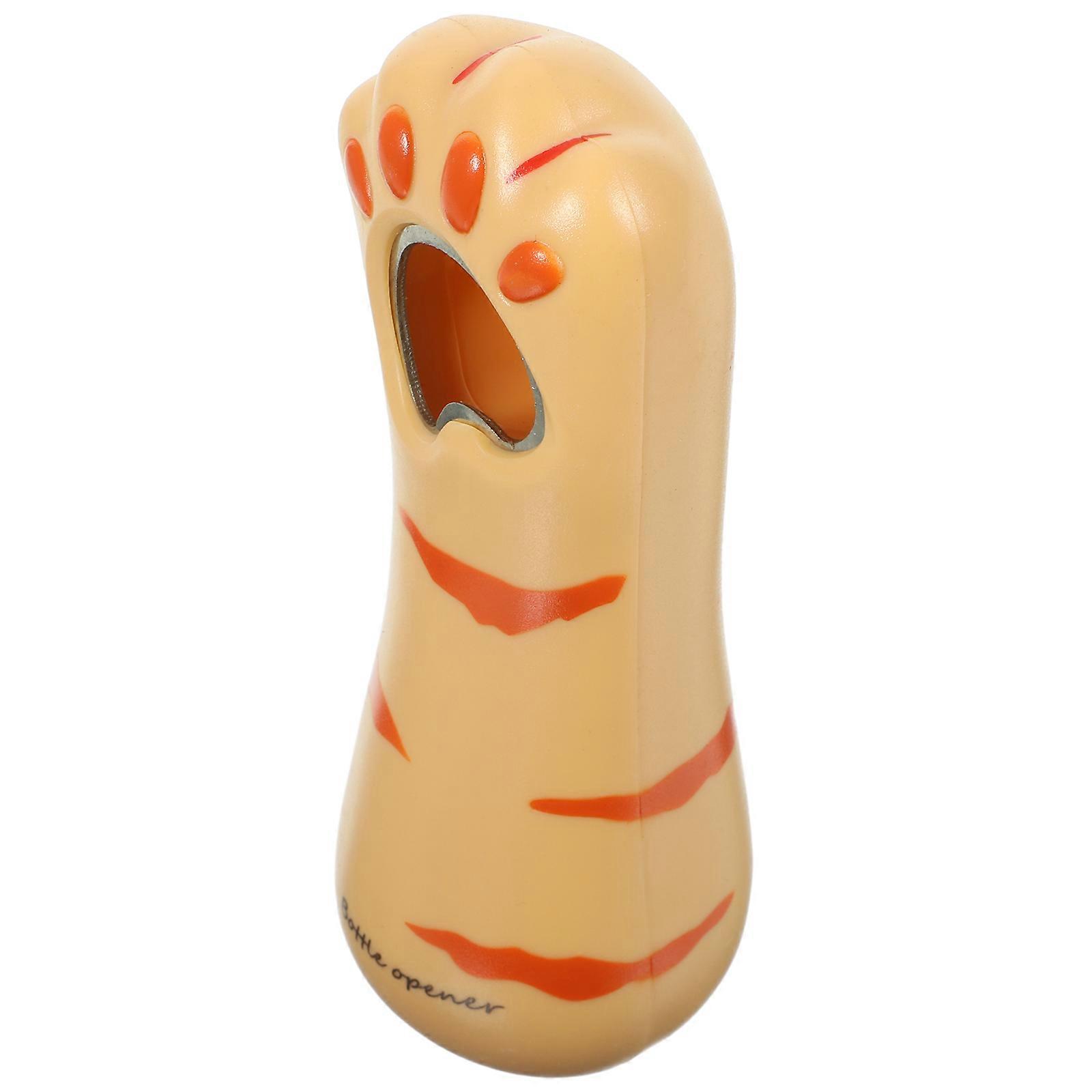 Cat Claw Shaped Bottle Opener for Soda Made of Durable Plastic in Coffee for