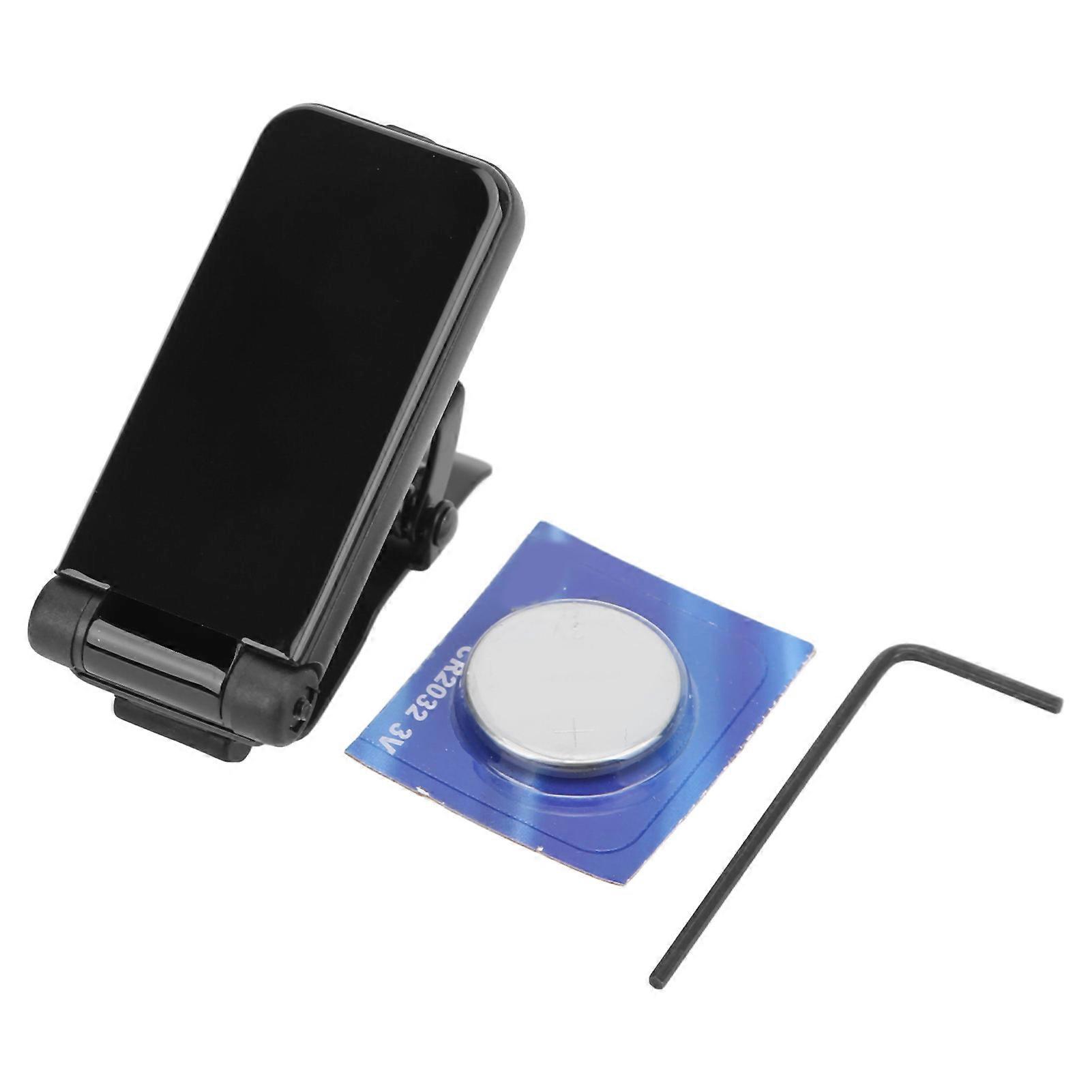 Clip On Tuner High Brightness Display Sensitive Instrument Accessory for Guitar Violin