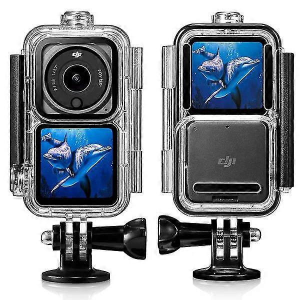 60m Waterproof Camera Housing Protective Diving Shell for DJI Action 2 (3 Version Universal)