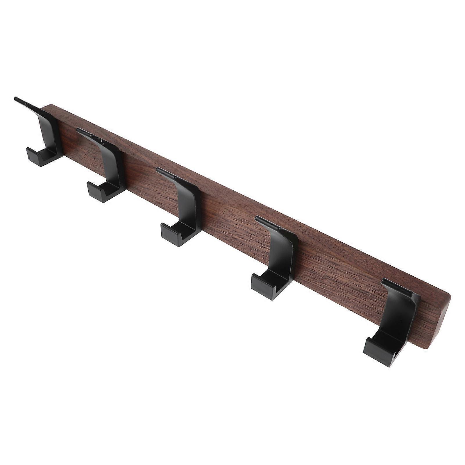 Rustic Coat Mount Clothes Rack Protective Hook Edges No-Drill Installation Farmhouse Decor 1Pcs