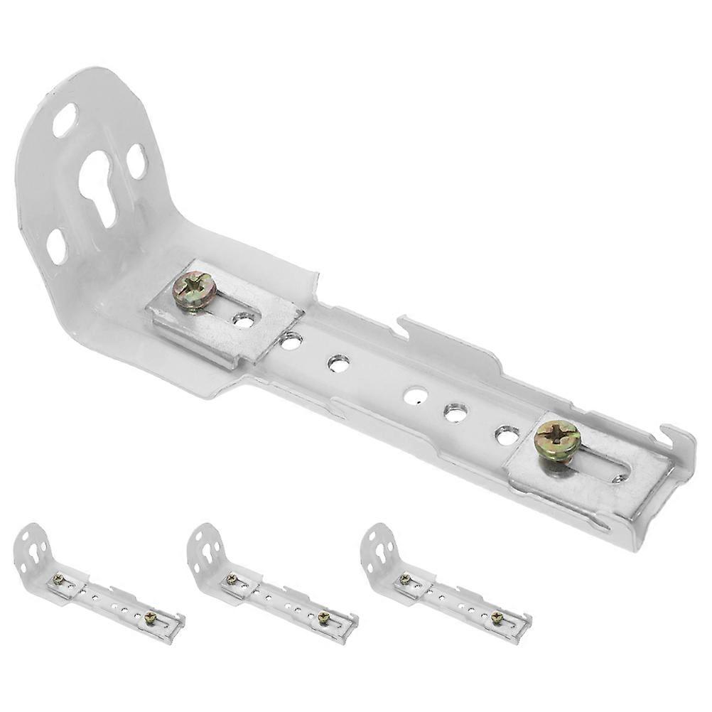 Heavy Duty Double Curtain Track Brackets Wall Mount Support Hardware Included Easy Installation