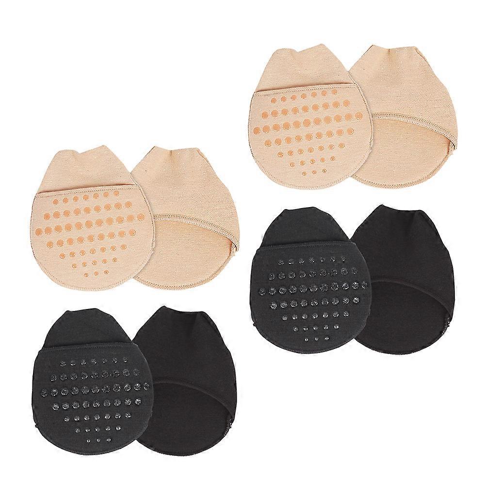Sponge High Heel Pads Daily Wear Flats Boots Non-slip 4 Pairs