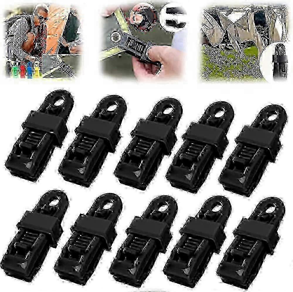 2025 10pcs Adjustable Heavy Duty Latch Handle For Tarp And Shade Cloth Plastic Clips For Shade Cloth Reusable Tarp Clips hwy